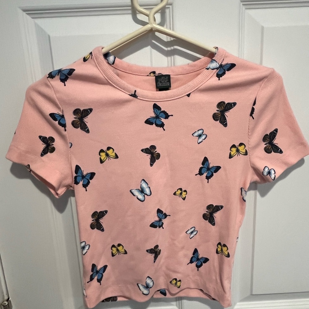 Womens Cropped Tee Shirt